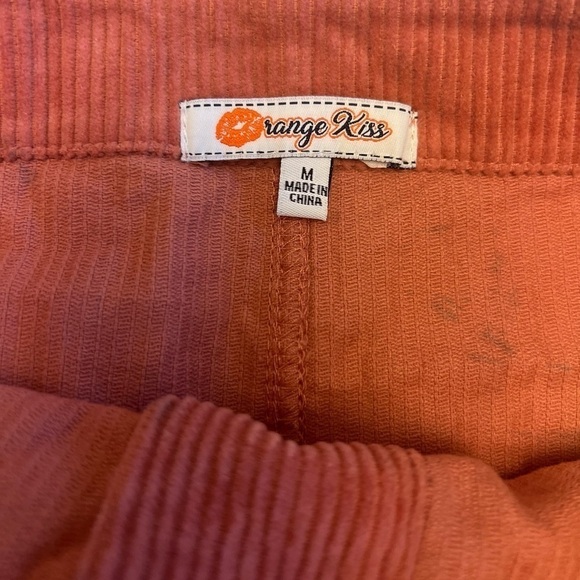 Orange Kiss - Couture Y2K Rust Mini Skirt - Picture 5 of 5